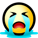 emoticon - sob